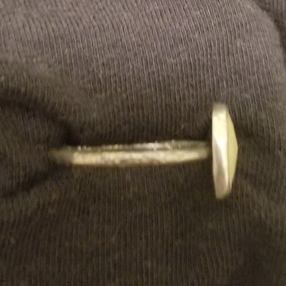 Sterling Silver Scorpio Zodiac Symbol Opal Ring - Picture 3 of 4